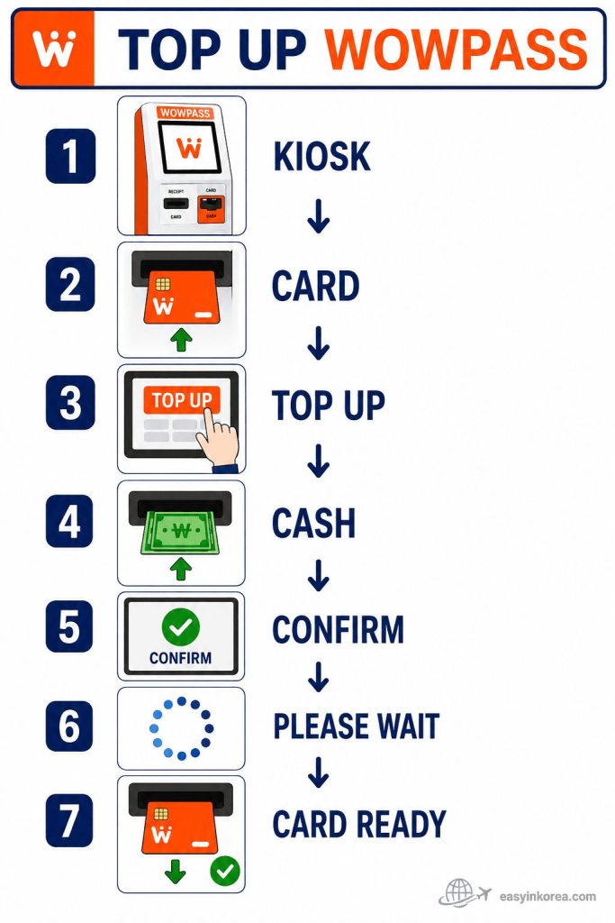 How to Top Up WOWPASS at a kiosk in seven simple steps