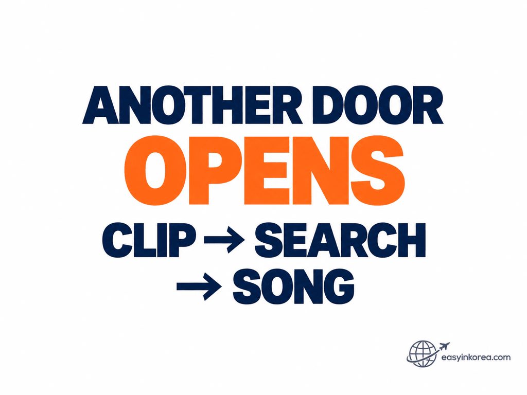 RESCENE songs discovery path from a video clip to search and then to the group's music