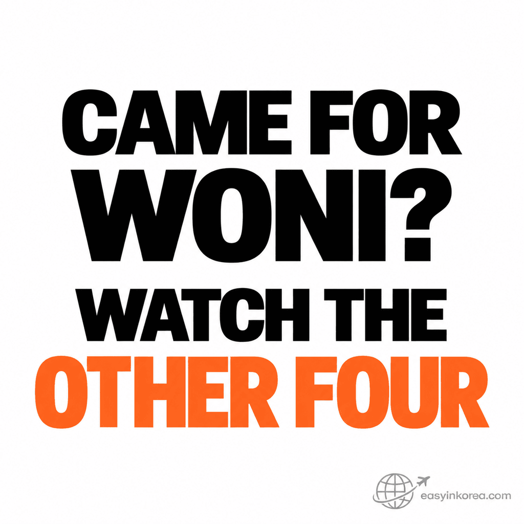 RESCENE story image encouraging viewers who discovered Woni first to also watch Liv, Minami, May and Zena and notice the chemistry between all five members